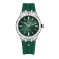 Maurice Lacroix AIKON 39mm Automatic / verde + cinturino caucciu