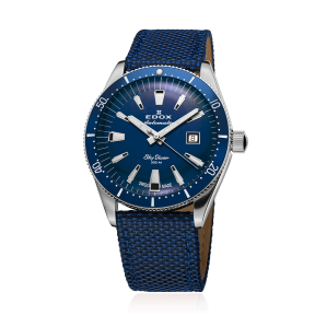 Edox SKYDIVER DATE 42 mm AUTOMATIC LIMITED EDITION - Blu