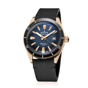 Edox SKYDIVER DATE 42 mm AUTOMATIC LIMITED EDITION - Bronzo - Blu