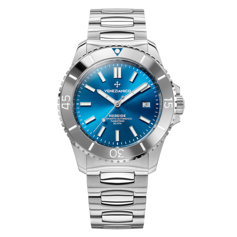 VENEZIANICO - NEREIDE TUNGSTENO 42 mm blu