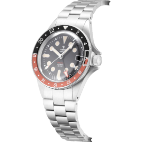 YEMA SUPERMAN WORLDTIME GMT COKE - 39 mm - Nero