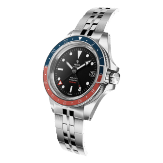 YEMA SUPERMAN 500 GMT PEPSI - 39 mm - Nero