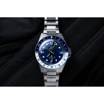 YEMA NAVYGRAF MARINE NATIONALE GMT - 38.5 mm - Blu